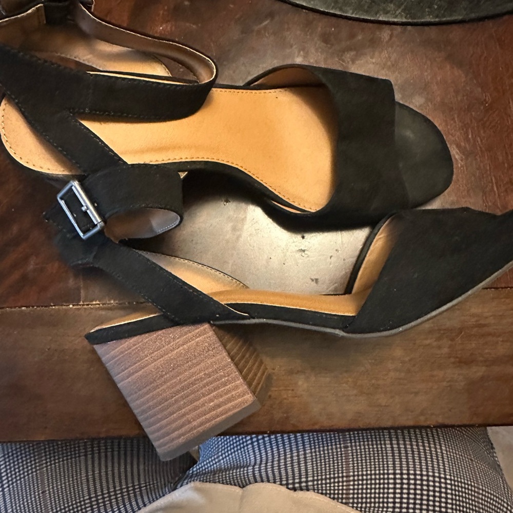 Universal Thread Elegant Black Women's Sandals 11w - image 3